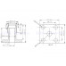 AD-SMA905 1a/b4mm 光纖介面SMA905方形長款底座 SMA905 公頭光纖連接頭底座 光纖學儀器連接埠SMA905光纖法蘭母頭